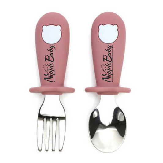 Set 2 tacamuri din silicon - NippleBaby - Roz mat