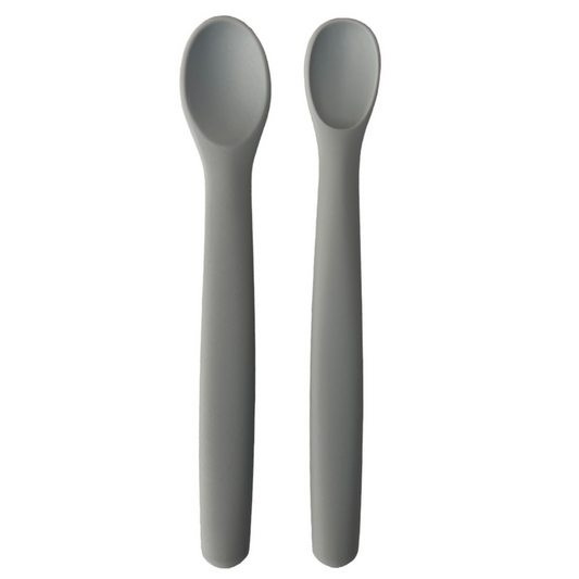 Set tacamuri cu doua lingurite modulare, Gri mat