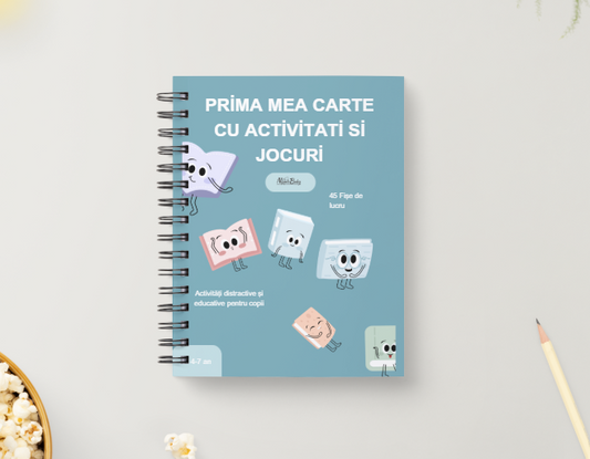 Prima mea carte cu activitati si jocuri, 45 fise, 4-7 ani
