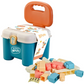 Scaun cu Lego, 32 piese moi, silicon