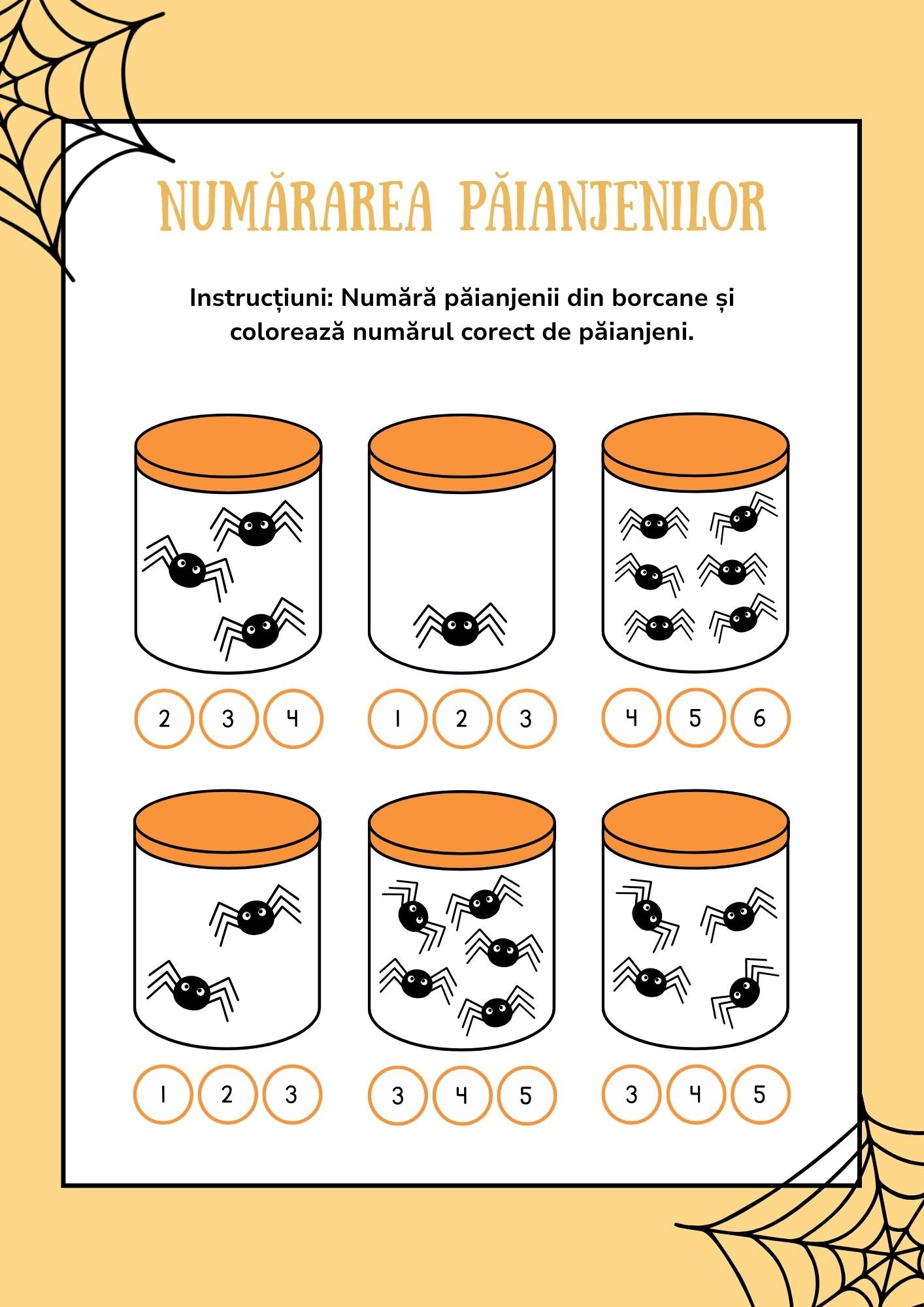Halloween, Caiet de activitati pentru copii, 4+, 21 pagini pdf