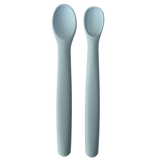 Set tacamuri cu doua lingurite modulare, Dusty Blue