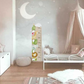 Riglă de măsurare a înălțimii cu desene animate si cleme pentru poze, 70x20cm