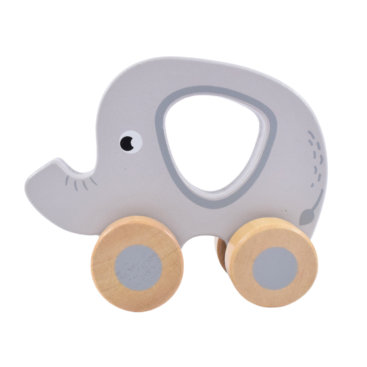 Jucarie din Lemn Elefant Gri