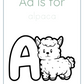 Alphabet Coloring Booklet, 27 fise de lucru, varsta 3 ani
