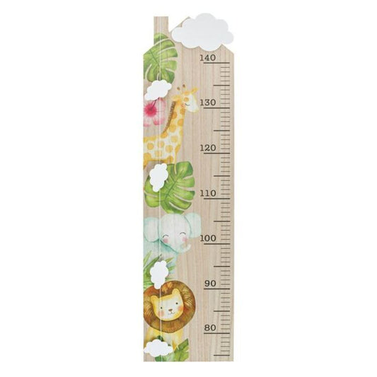 Riglă de măsurare a înălțimii cu desene animate si cleme pentru poze, 70x20cm