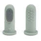 Set periuta de dinti si degetar pentru igiena dentara , Culoare verde mat