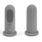 Set periuta de dinti si degetar pentru igiena dentara , Culoare gri