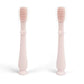 Set periuta de dinti si degetar pentru igiena dentara , Culoare roz pudrat