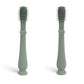 Set periuta de dinti si degetar pentru igiena dentara , Culoare verde mat