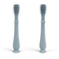 Set periuta de dinti si degetar pentru igiena dentara , Culoare dusty blue