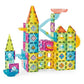 Set inteligent de constructie magnetic cu 139 piese colorate, NippleBaby